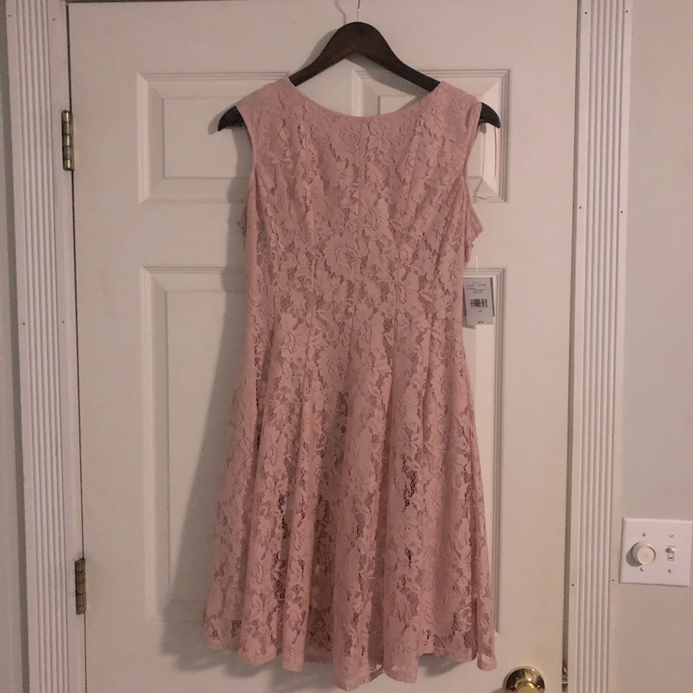 Lace tank dress